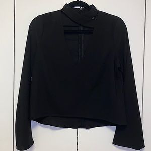 Missguided Deep V-Neck Top